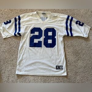 Vintage Indianapolis Colts Jersey Mens NFL Football Starter Faulk 90s Size 48/L